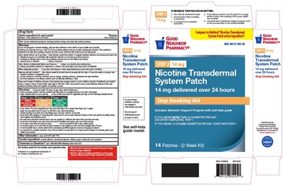 Carton (Amerisource Nicotine Transdermal System Patch 14 mg Step 2)
